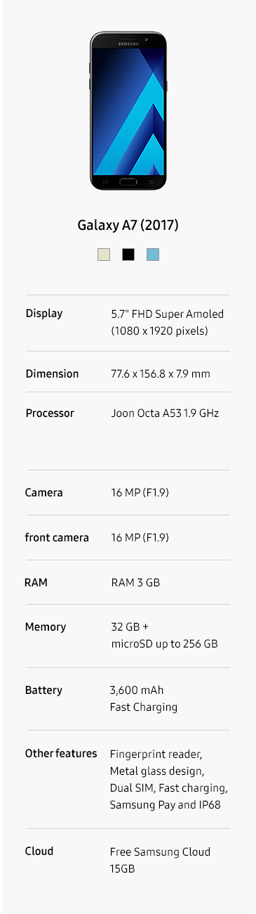 Galaxy A7 2017 - g a7 1 - ภาพที่ 3