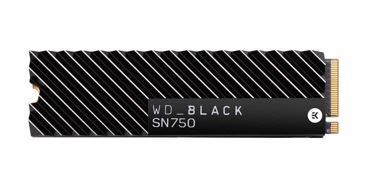 WD Black SN750 NVMe SSD - WD Black SN750 Heatsink - ภาพที่ 5