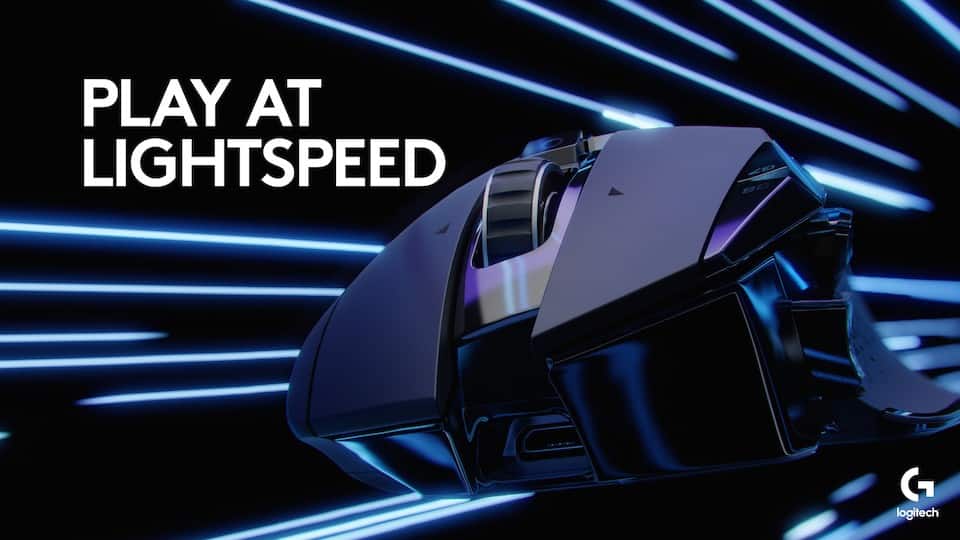 Logitech G604 - Pic G502 LIGHTSPEED MC Feature Lightspeed Poster - ภาพที่ 3