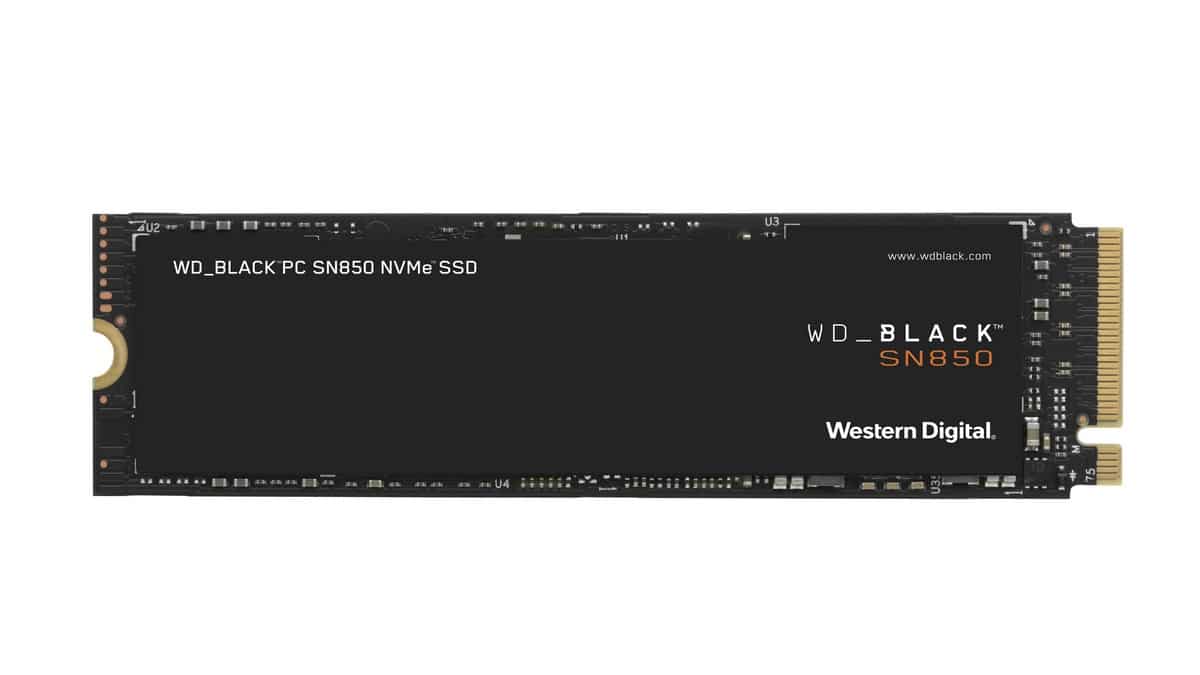 WD_BLACK SN850 NVMe SSD - en us WD Black SN850 Non Heatsink Front - ภาพที่ 3