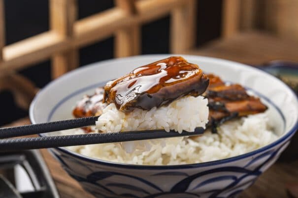 - japanese eel grilled with rice bowl unagi don japanese food style - ภาพที่ 23