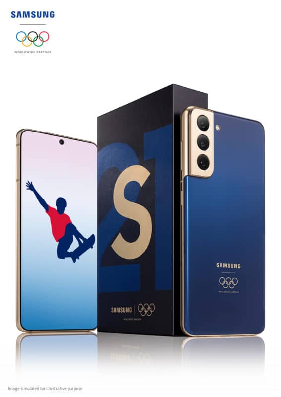 - Galaxy S21 5G Tokyo 2020 Athlete Phone 1 - ภาพที่ 1