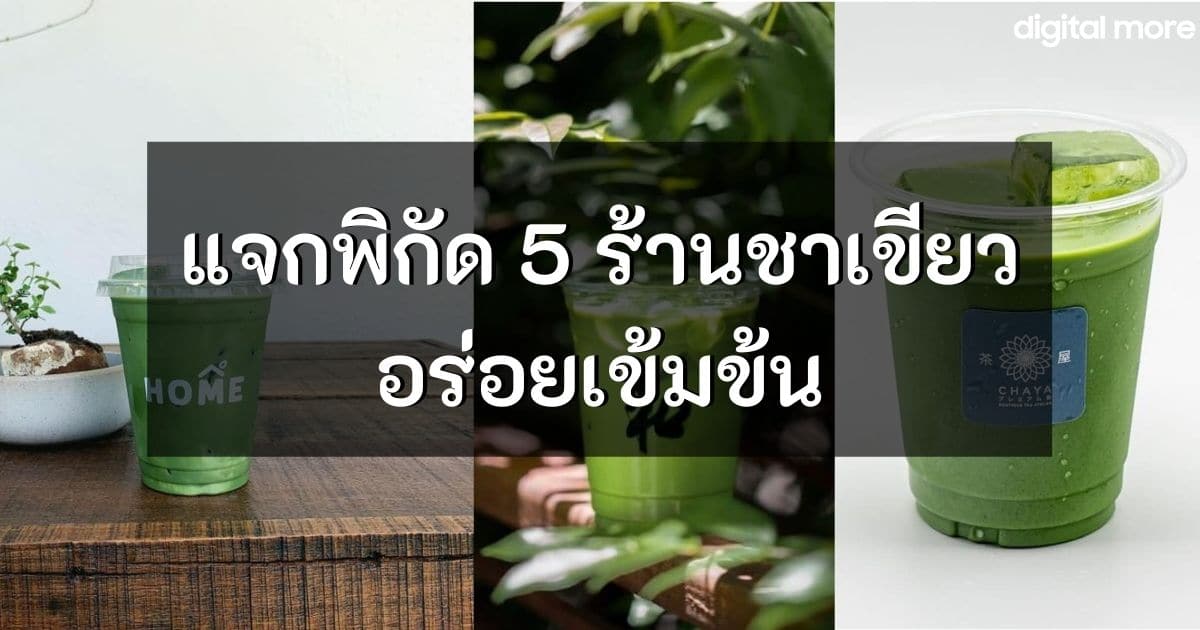 แจกพิกัด 5 ร้านชาเขียว อร่อยเข้มข้น ที่สายชาเขียว ห้ามพลาด! 11