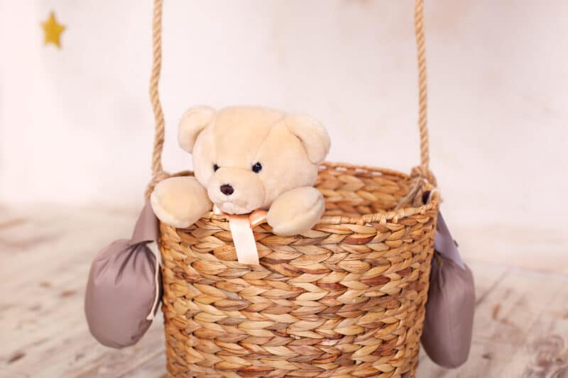 - vecteezy teddy bear toy sitting in the balloon basket 1223115 - ภาพที่ 3