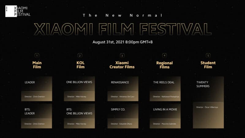 - Xiaomi Film Festival Calendar - ภาพที่ 1
