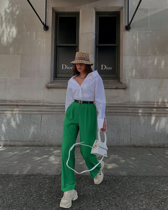 ไอเดียแมตช์กางเกงขาบาน WIDE LEG PANTS สุดชิค จะใส่ทำงานก็ได้ จะใส่เที่ยวก็ดี ให้ลุคเรียบหรูแบบง่าย ๆ 25