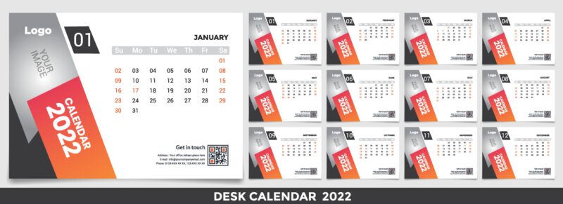 ปฏิทินตั้งโต๊ะ 2565 ฟรี - desk calendar 2022 01 - ภาพที่ 3