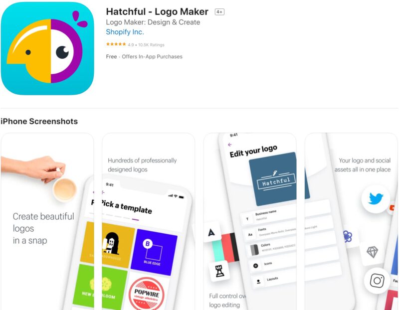 แอปออกแบบโลโก้ฟรี - Hatchful Logo Maker - ภาพที่ 9