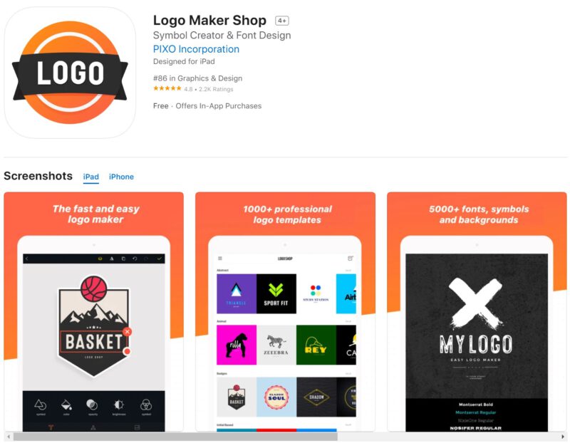 แอปออกแบบโลโก้ฟรี - Logo Maker Shop - ภาพที่ 7