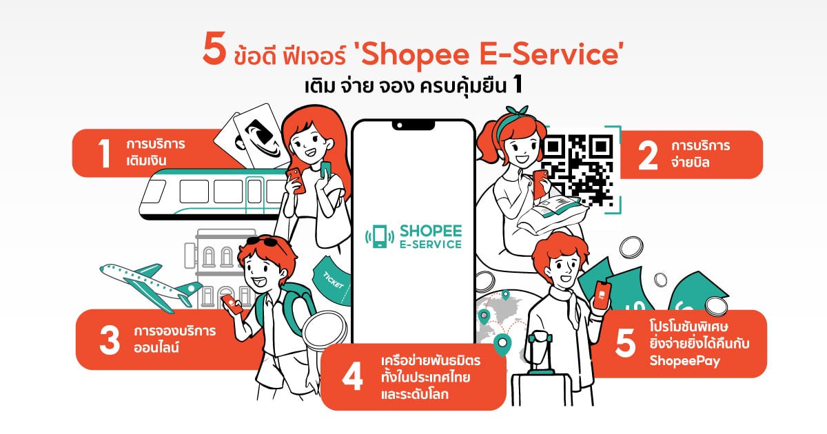 - Shopee E service advantages KV - ภาพที่ 1