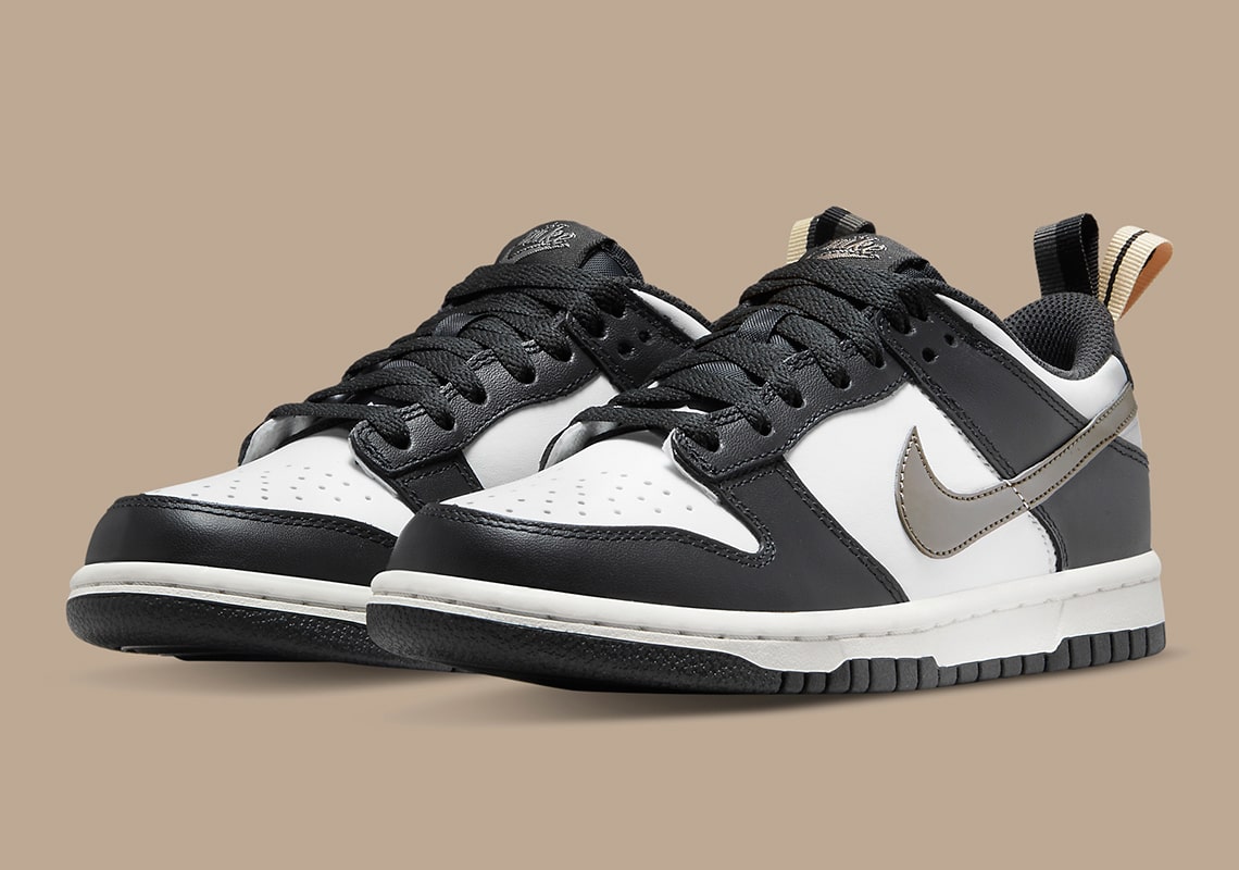 Nike Dunk Low - nike dunk low gs black white gold pull tabs dh9764 001 6 - ภาพที่ 19