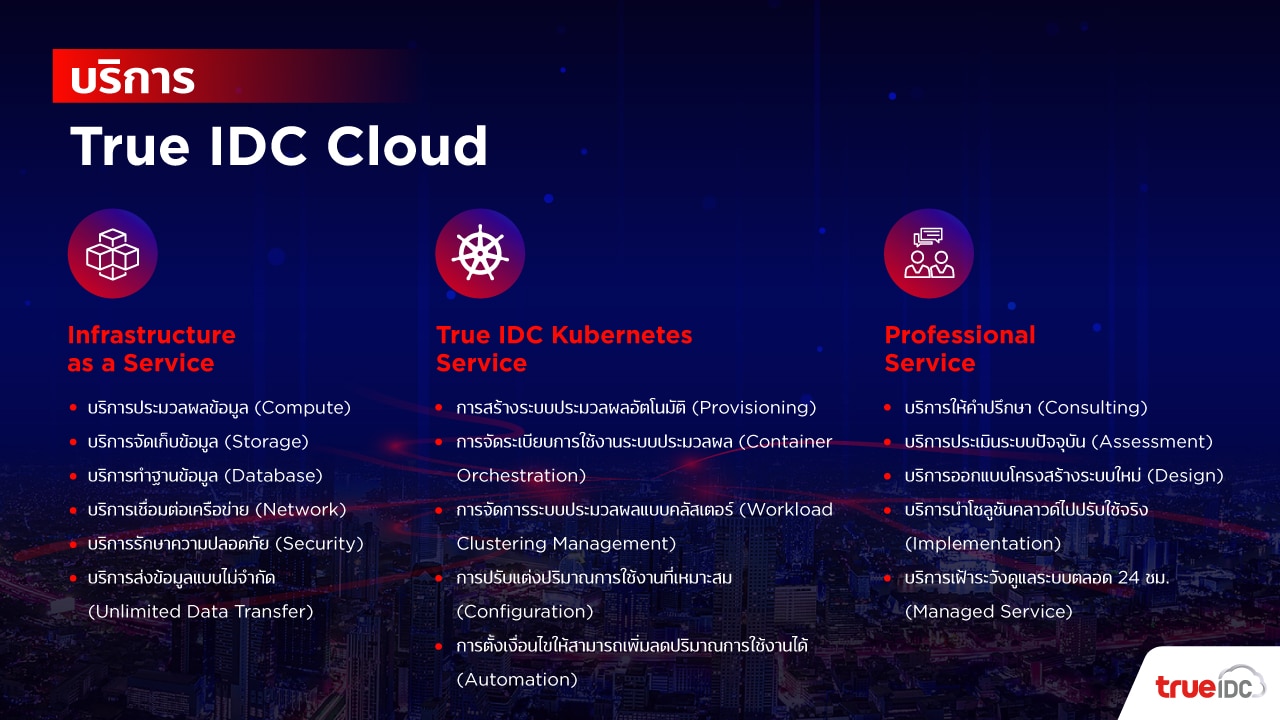 True IDC Cloud - ภาพบริการ True IDC Cloud - ภาพที่ 3