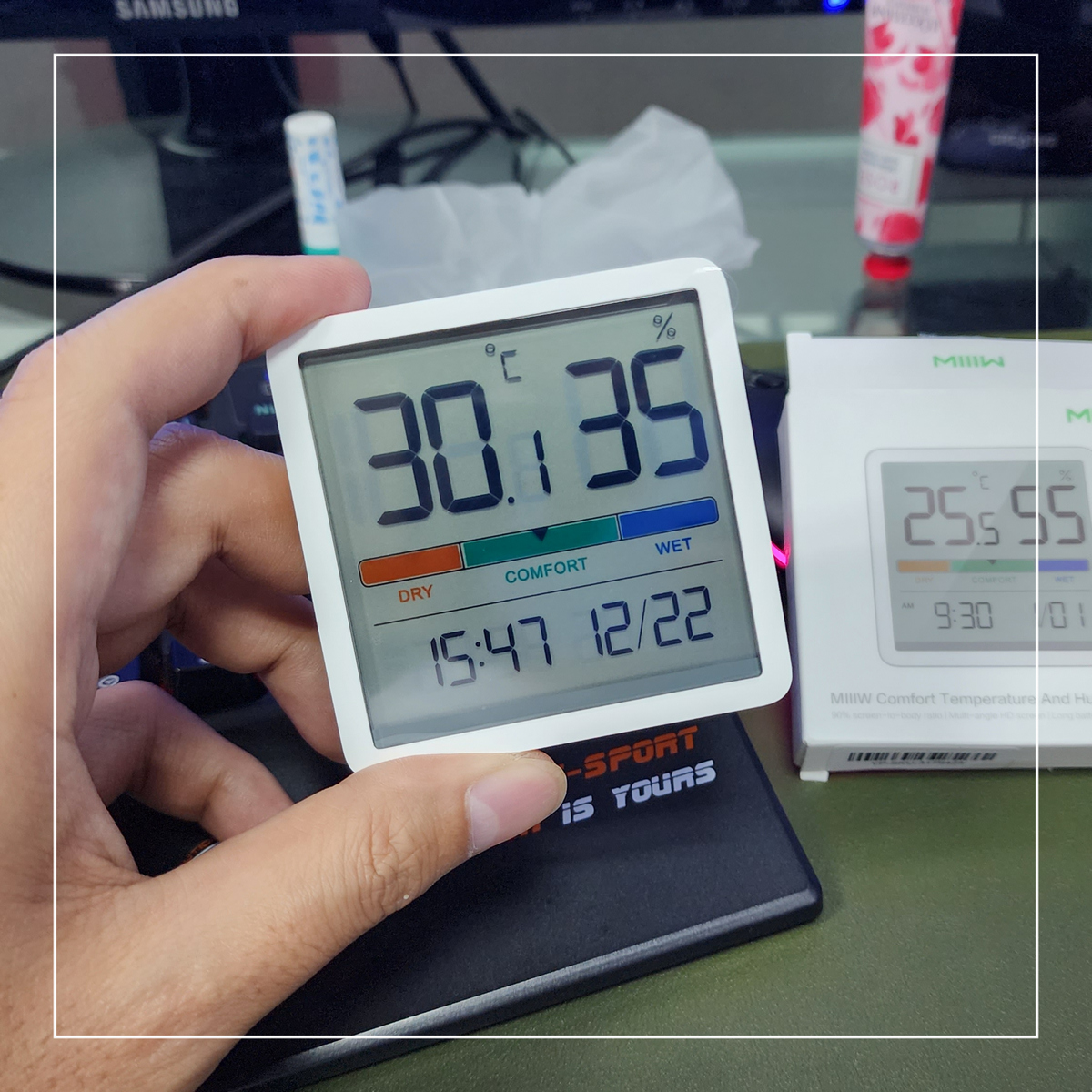 เครื่องวัดอุณหภูมิและความชื้น Xiaomi - Xiaomi Miiiw 00002 - ภาพที่ 4