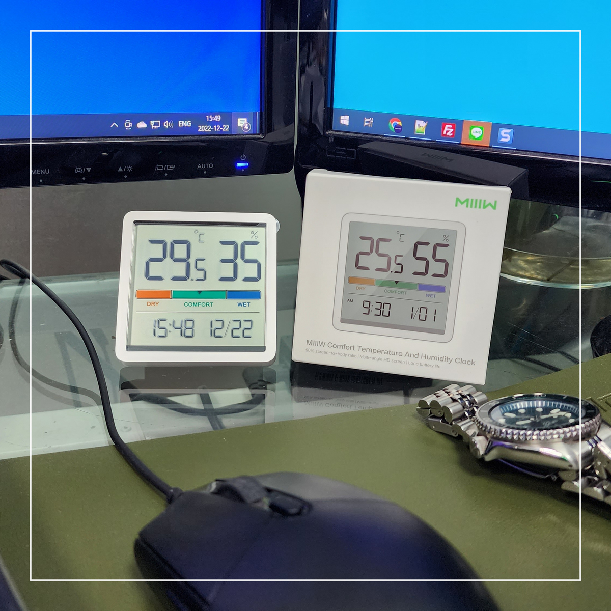 เครื่องวัดอุณหภูมิและความชื้น Xiaomi - Xiaomi Miiiw 00008 - ภาพที่ 14