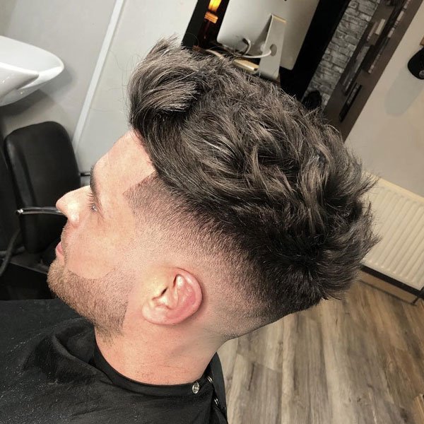 Modern Messy Quiff Haircut For Men