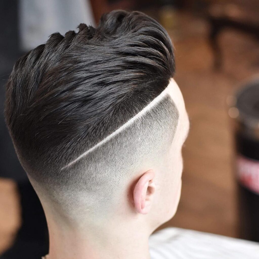 ทรงผมชาย - barber.josh .o.p high fade haircut sweep back shaved line 2018 1024x1024 1 - ภาพที่ 579