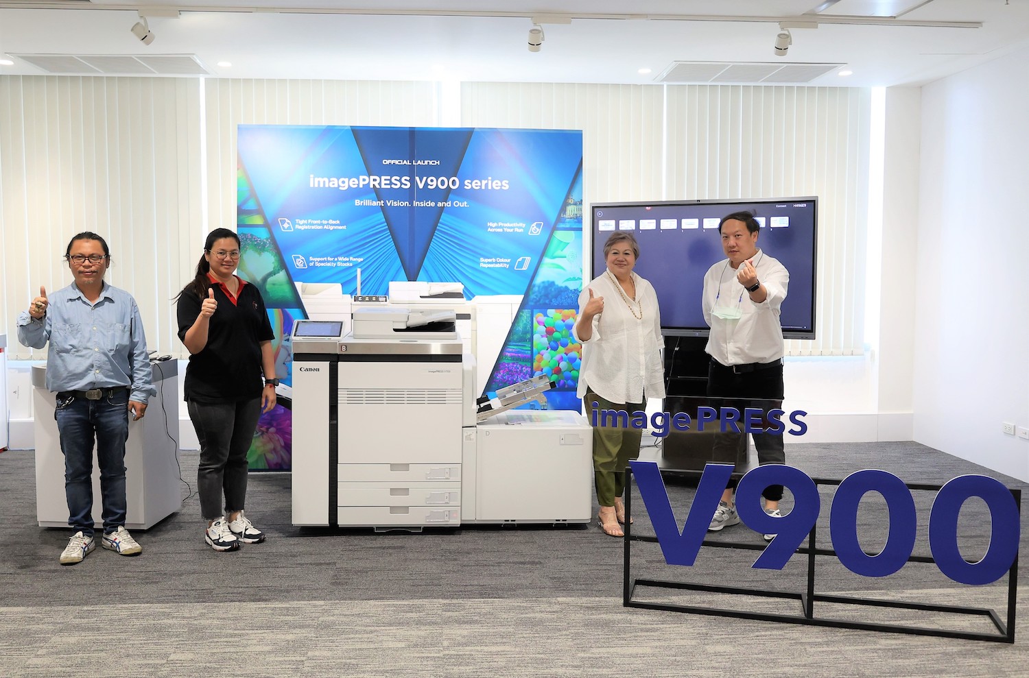 แคนนอน บุกตลาด B2B เปิดตัว imagePRESS V900 Series เครื่องพิมพ์โปรดักชัน รุ่นใหม่ล่าสุด เสริมทัพตระกูล V-series ด้วยเทคโนโลยีการพิมพ์สุดล้ำ 5