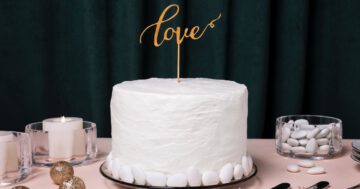 ฮาโลวีน - beautiful elegant cake topper Large - ภาพที่ 5