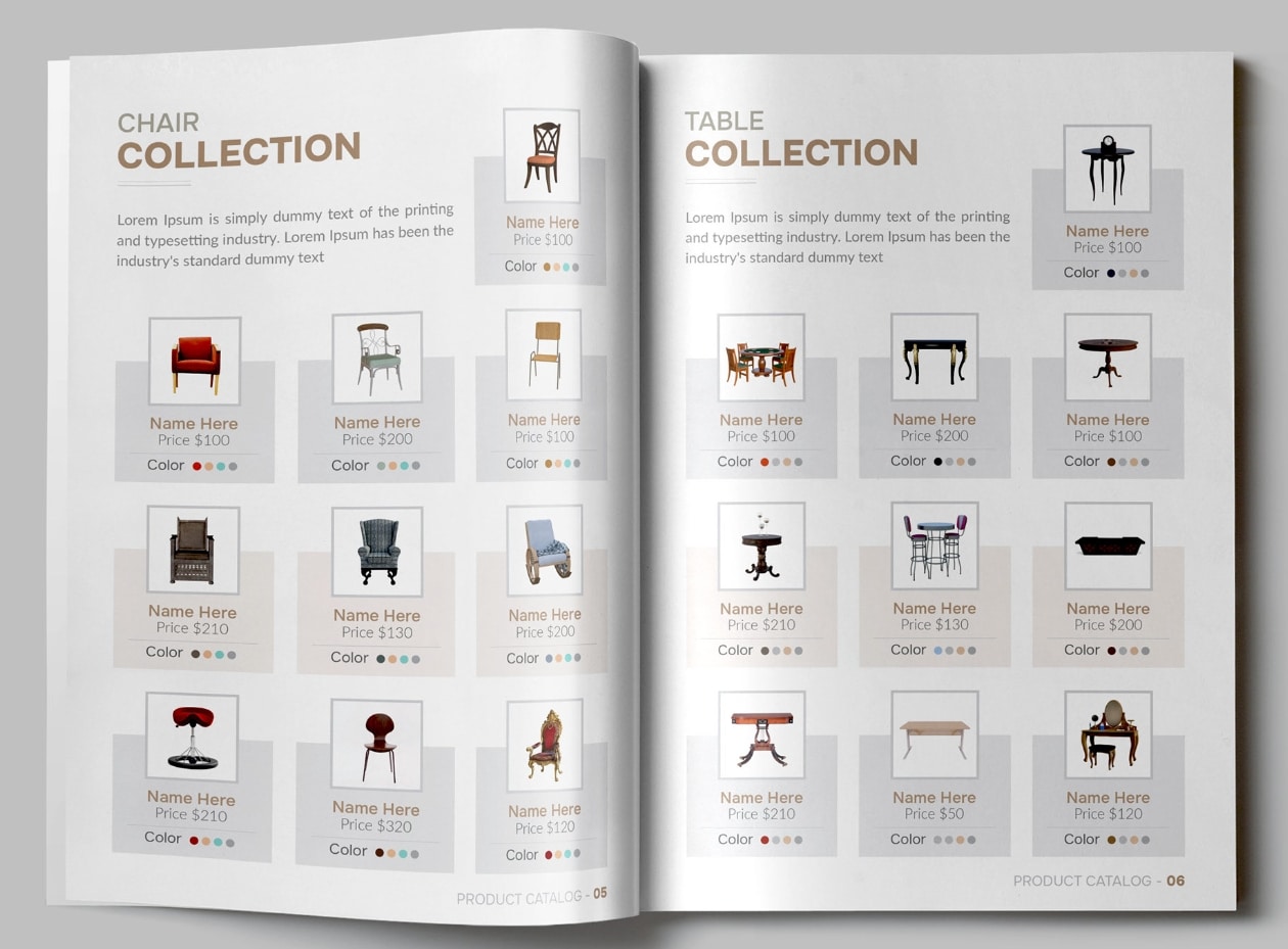 catalog 0010 12 ไอเดียออกแบบแคตตาล็อกสวย ๆ เพิ่มความดึงดูด และน่าสนใจ
