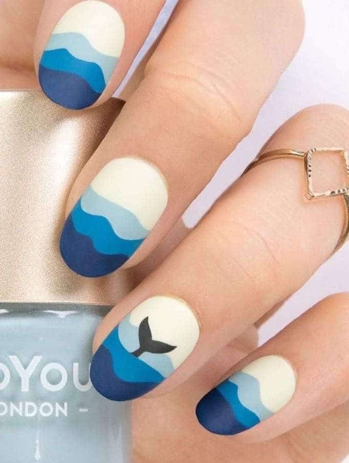 25 ไอเดียทำเล็บไปทะเลสวย ๆ สีสันสดใสคัลเลอร์ฟูล คุมธีมซัมเมอร์! 4