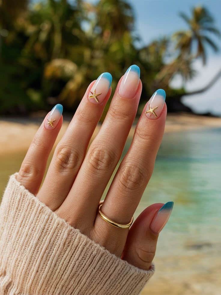 25 ไอเดียทำเล็บไปทะเลสวย ๆ สีสันสดใสคัลเลอร์ฟูล คุมธีมซัมเมอร์! 24