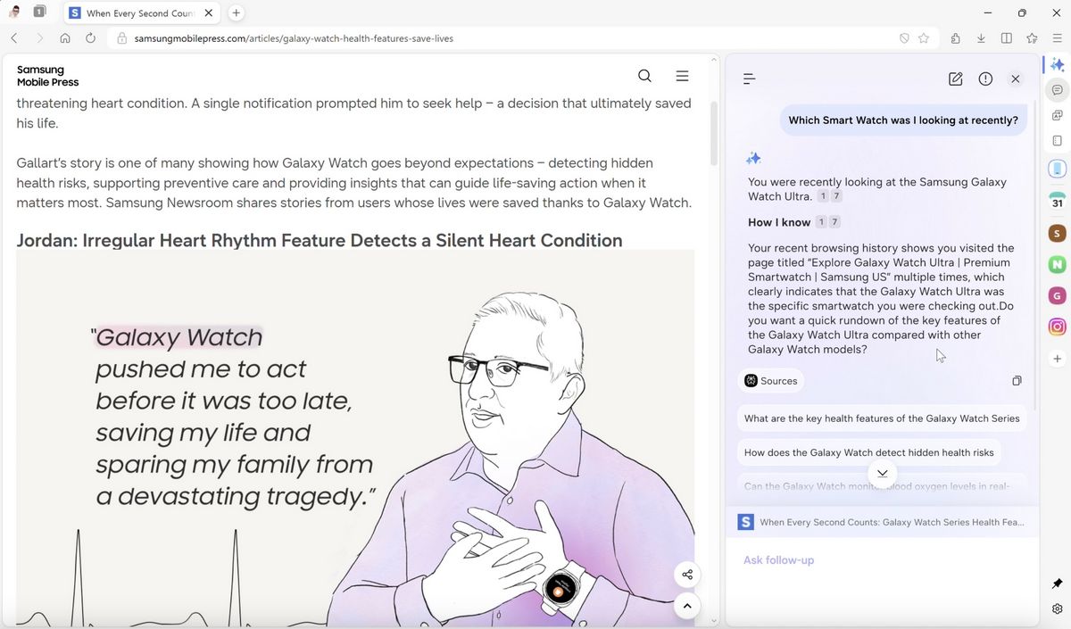 MAY PR 2026 04 16 190040 6 ซัมซุงเปิดตัว Samsung Browser สำหรับ Windows ต่อยอดประสบการณ์การใช้งานเว็บไซต์ด้วย Agentic AI จากมือถือ สู่ PC