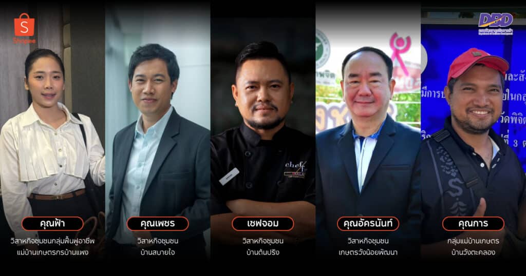 All Banner ปั้นพื้นที่เริ่มต้นธุรกิจออนไลน์ เจาะลึก 5 วิสาหกิจชุมชนไทยจากต้นน้ำ สู่ปลายน้ำ ผ่านการขยายตลาดทั่วไทยบน Shopee