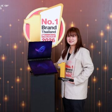 ROG ฉลองครบรอบ 20 ปี ตอกย้ำความเป็นผู้นำตลาดเกมมิ่งโน้ตบุ๊ก คว้ารางวัล Marketeer No.1 Brand Thailand 2026 แบรนด์ยอดนิยมอันดับ 1 ในประเทศไทย 9 64694 ROG ฉลองครบรอบ 20 ปี ตอกย้ำความเป็นผู้นำตลาดเกมมิ่งโน้ตบุ๊ก คว้ารางวัล Marketeer No.1 Brand Thailand 2026 แบรนด์ยอดนิยมอันดับ 1 ในประเทศไทย