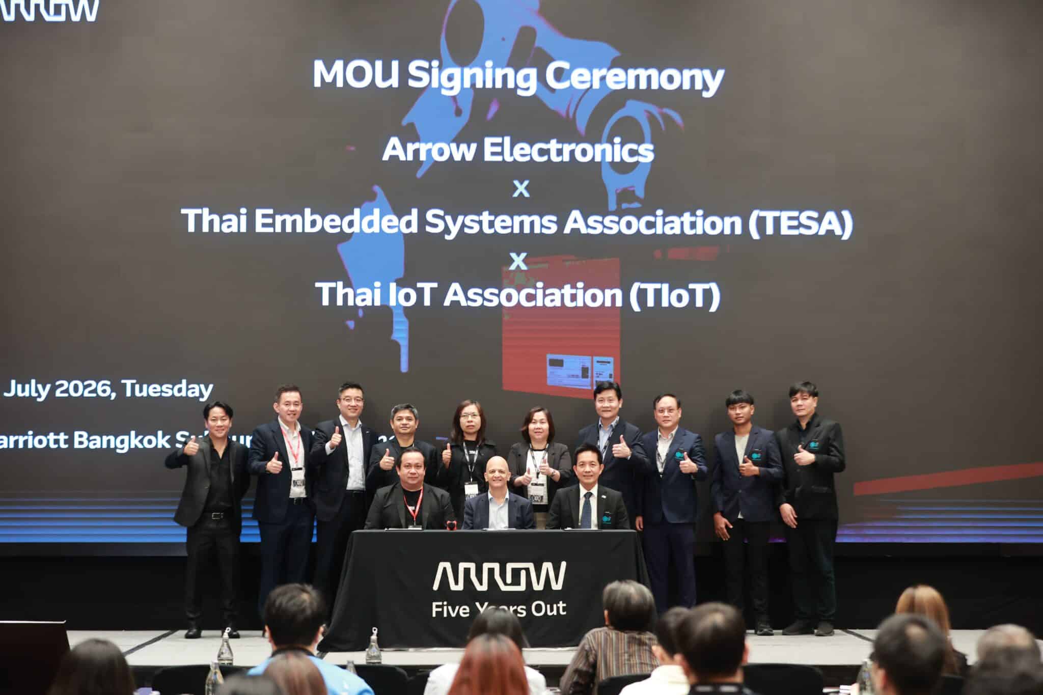MAY PR 2026 07 21 150622 scaled Arrow Electronics ลงนามใน MoU เพื่อช่วยยกระดับนวัตกรรมทางเทคโนโลยีในอุตสาหกรรมอิเล็กทรอนิกส์ของไทย