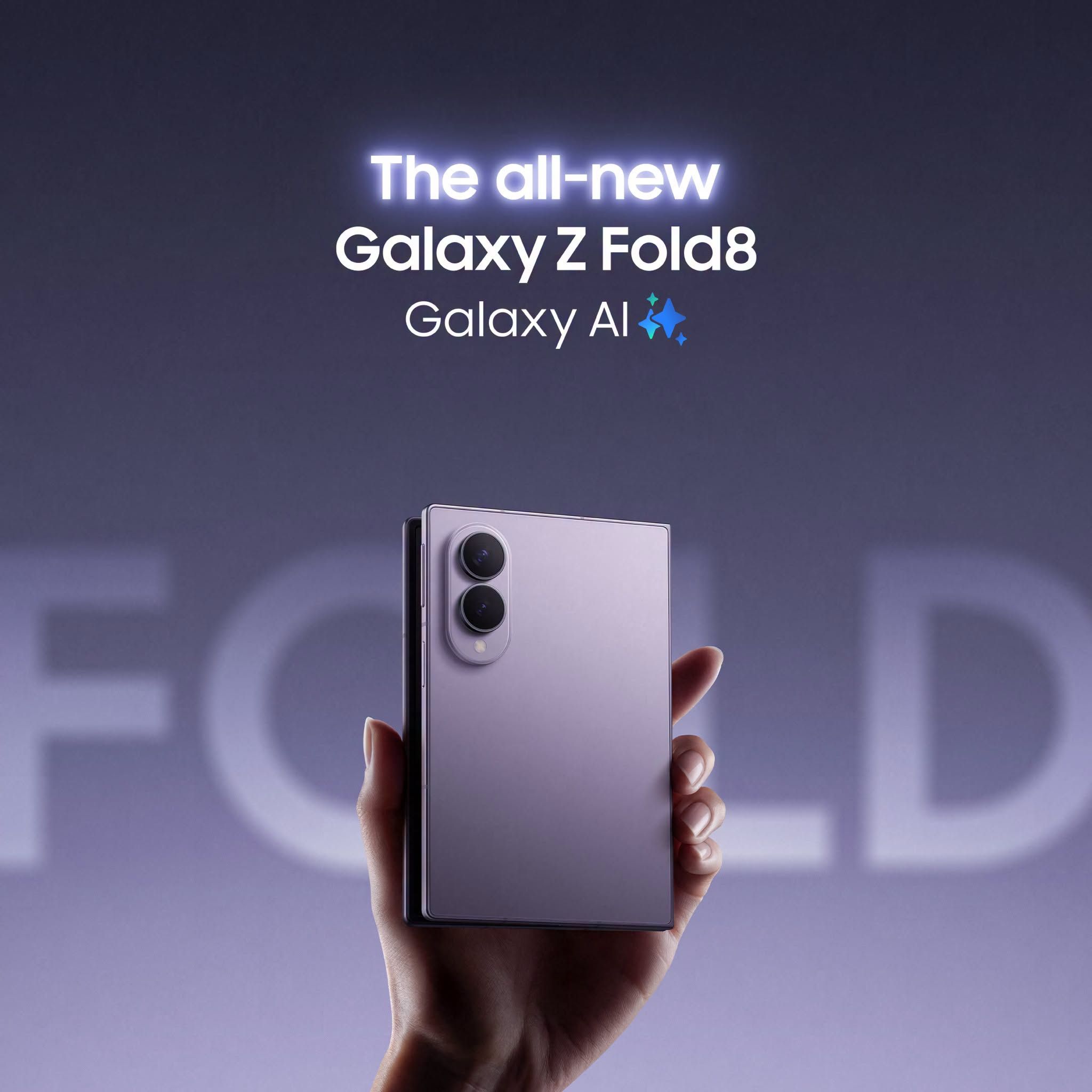 ฉีกทุกกฎจอพับ! The all-new Galaxy Z Fold8 พับไซซ์ใหม่ เบาที่สุด ที่เคยมี กว้างเต็มตา Joy ทุกคอนเทนต์