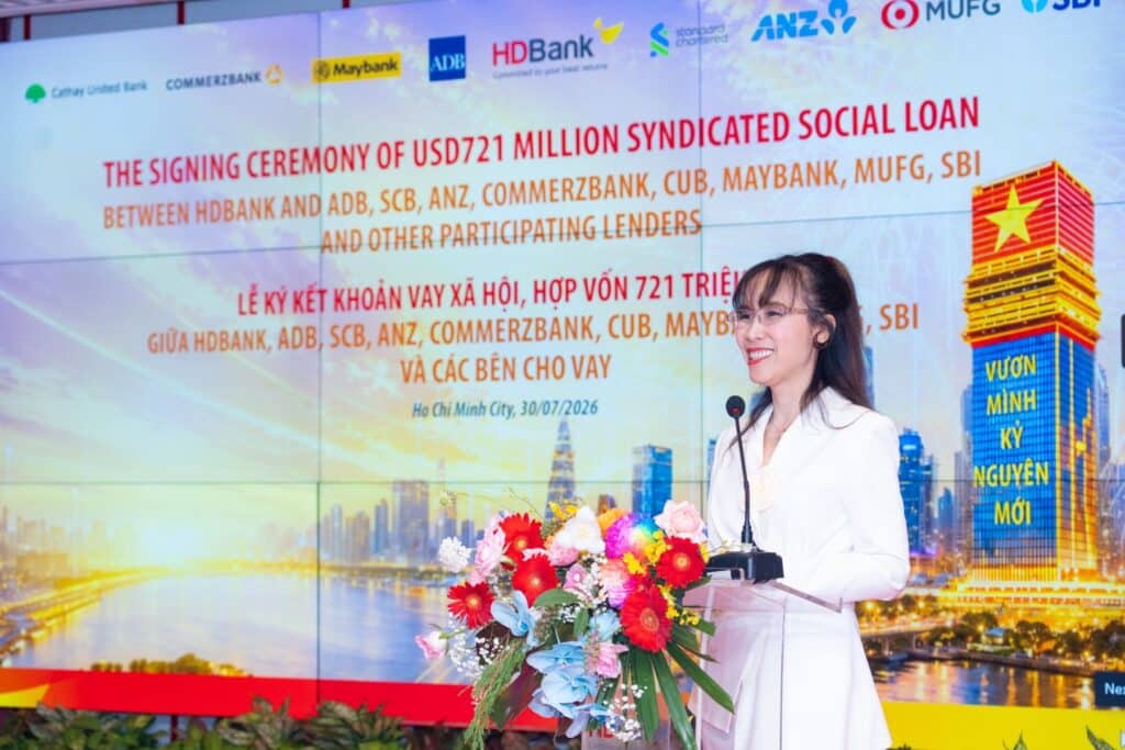 MAY PR 2026 08 05 172344 HDBank ทำสถิติระดมทุนสำหรับสินเชื่อร่วมเพื่อสังคมระหว่างประเทศได้สูงสุดในเวียดนาม