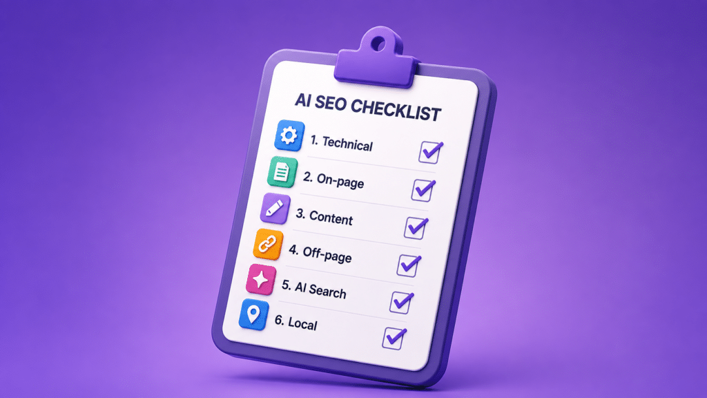 เช็คลิสต์ 6 แกน ก่อนจ้างทำ AI SEO ฉบับใช้คัด Agency จริง