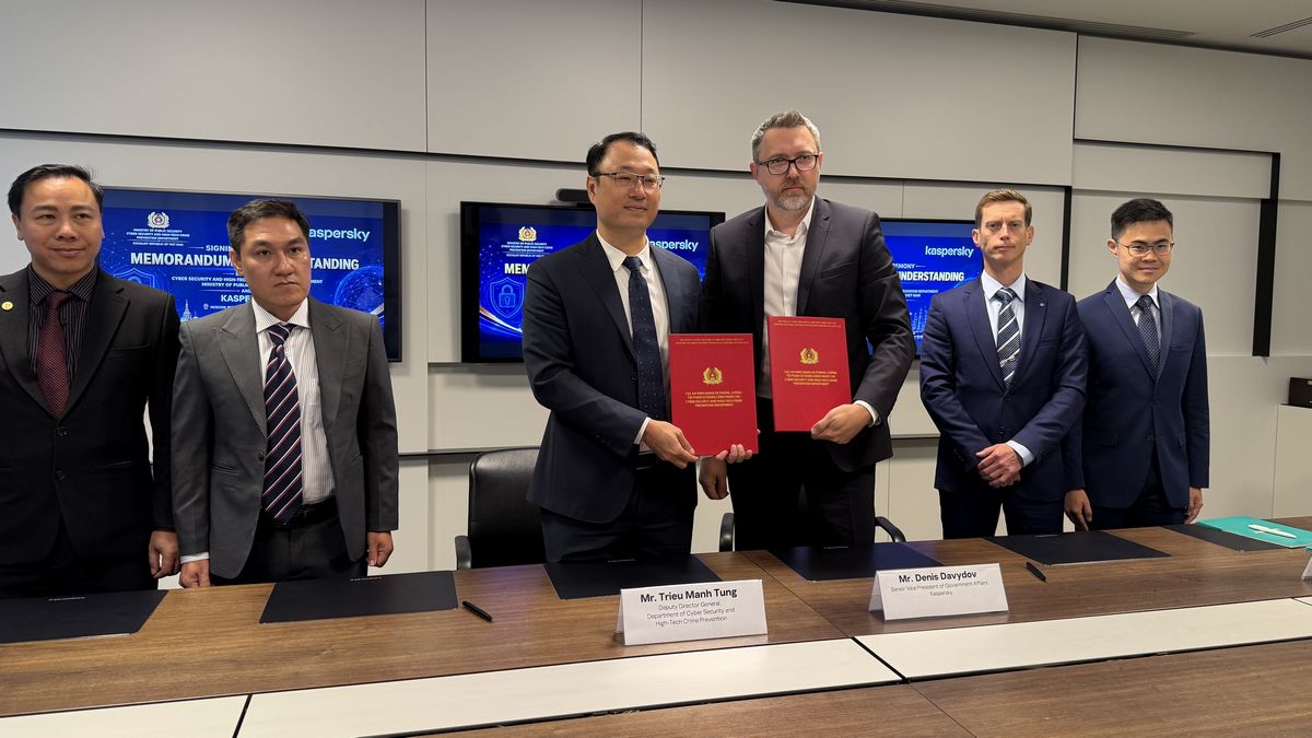 Kaspersky signs Memorandum of Understanding with the Cyber Security and High-Tech Crime Prevention Department under the Ministry of Public Security of Vietnam