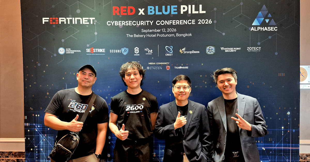 Red x Blue Pill 2026 มีผู้เข้าร่วมงานอย่างคับคั่ง
