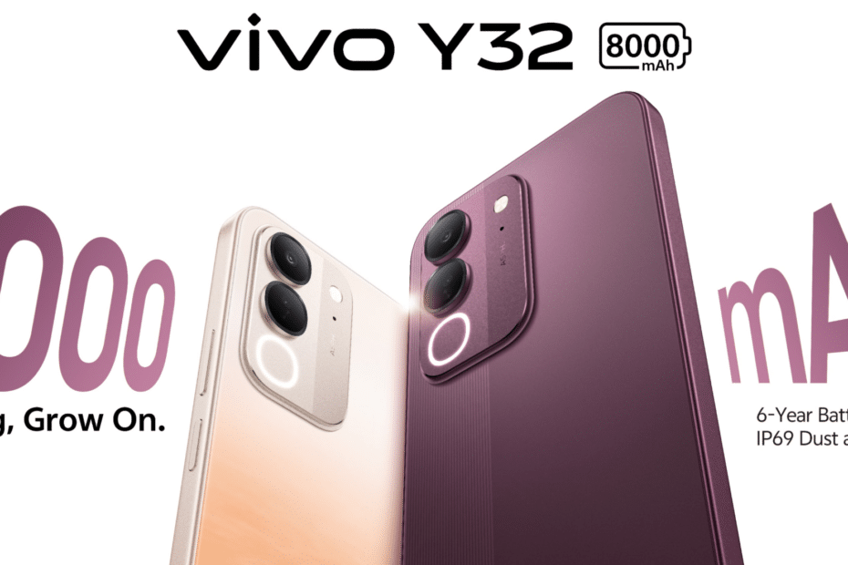 Vivo เปิดตัว Vivo Y32 ชูแบตเตอรี่ใหญ่ 8000mAh พร้อมมาตรฐานกันน้ำ IP68 และ IP69